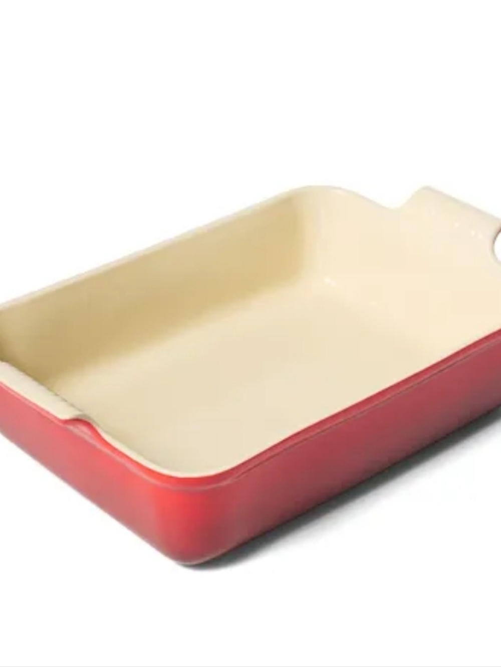 Le Creuset 32cm Heritage Stoneware Deep Rectangular Baking Dish- Cerise